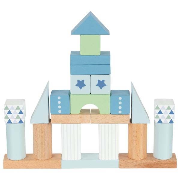 Cuburi de construit, culoare albastru