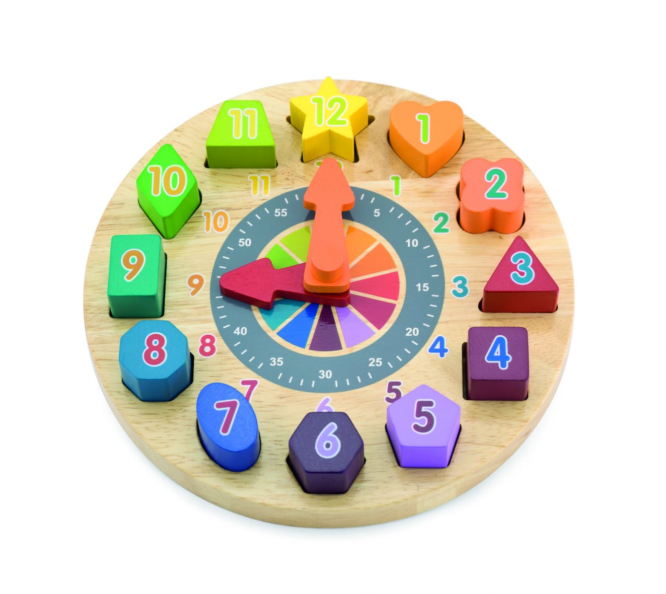 Puzzle din lemn – Ceas 3D