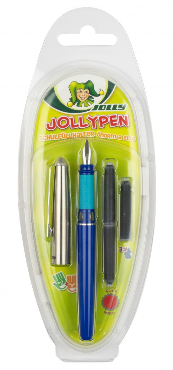 stilou Jolly cu penita si patroane pentru cei care invata sa scrie – jucariidezece.ro