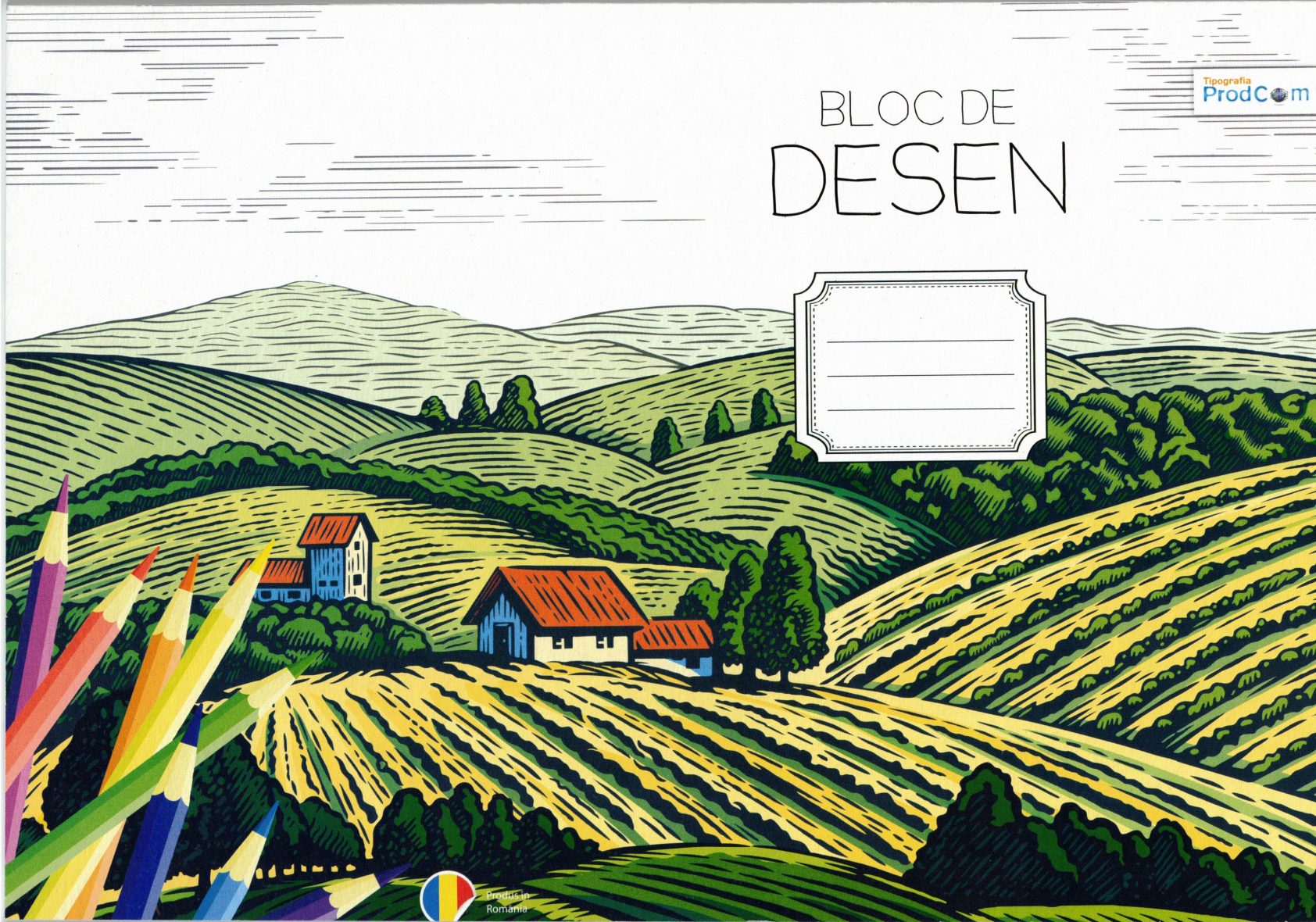 Bloc de desen A4 – 16 file