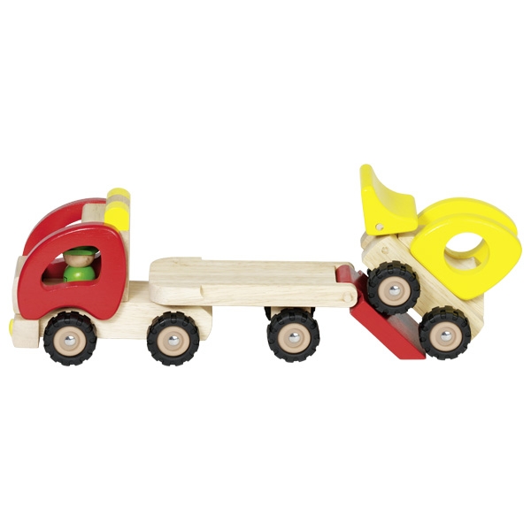 Camion – Trailer – cu incarcator frontal pe remorca jucariidezece.ro (2)