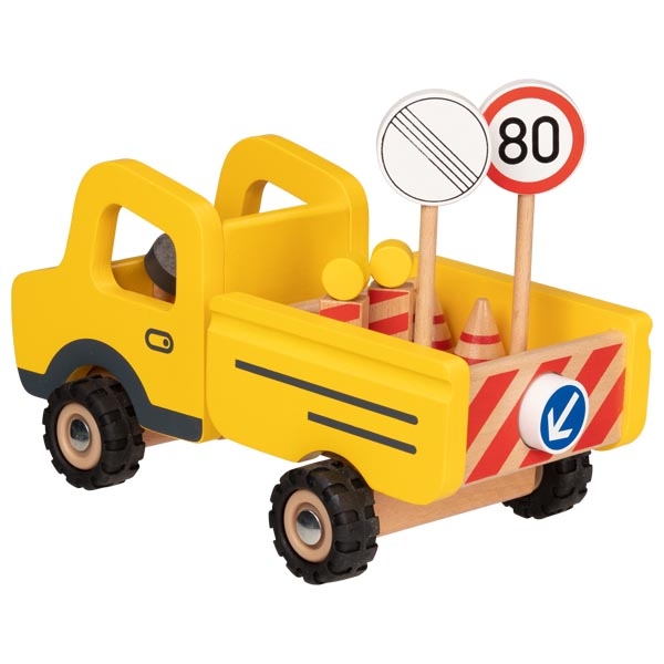Vehicul din lemn cu semne de circulatie jucariidezece.ro (2)