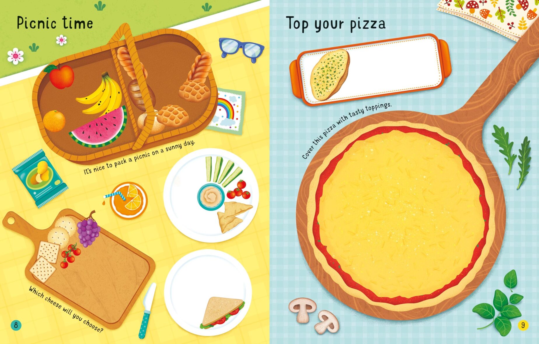 9781474986588 Usborne First Sticker Book Mealtime jucariidezece.ro (4)