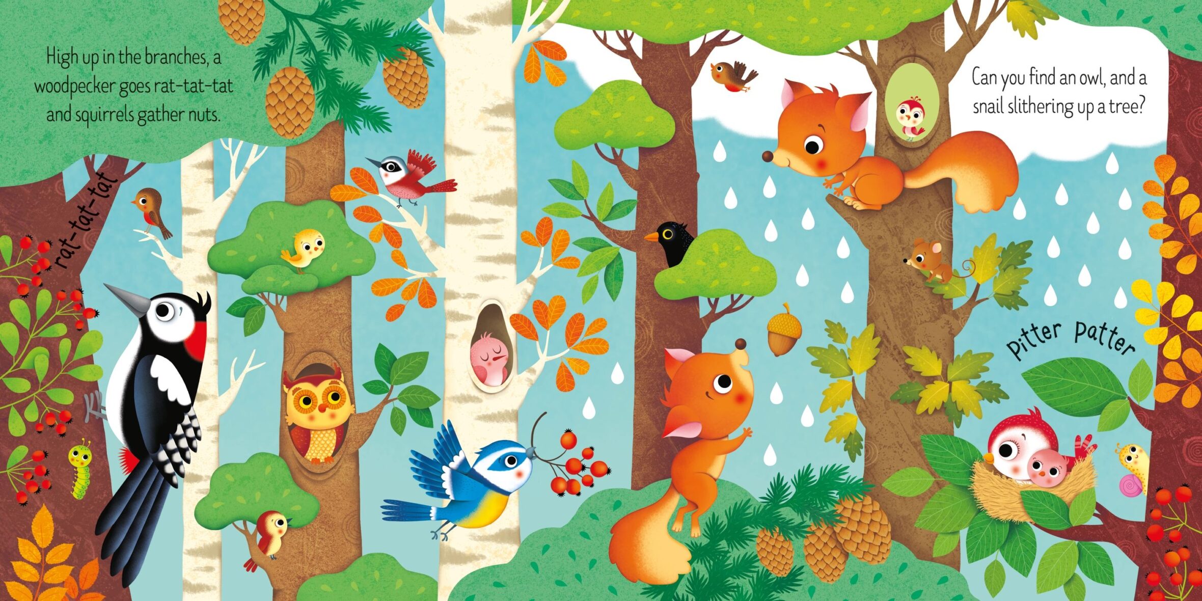 9781474988780 Usborne Book and 3 Jigsaws Woodland jucariidezece.ro (8)
