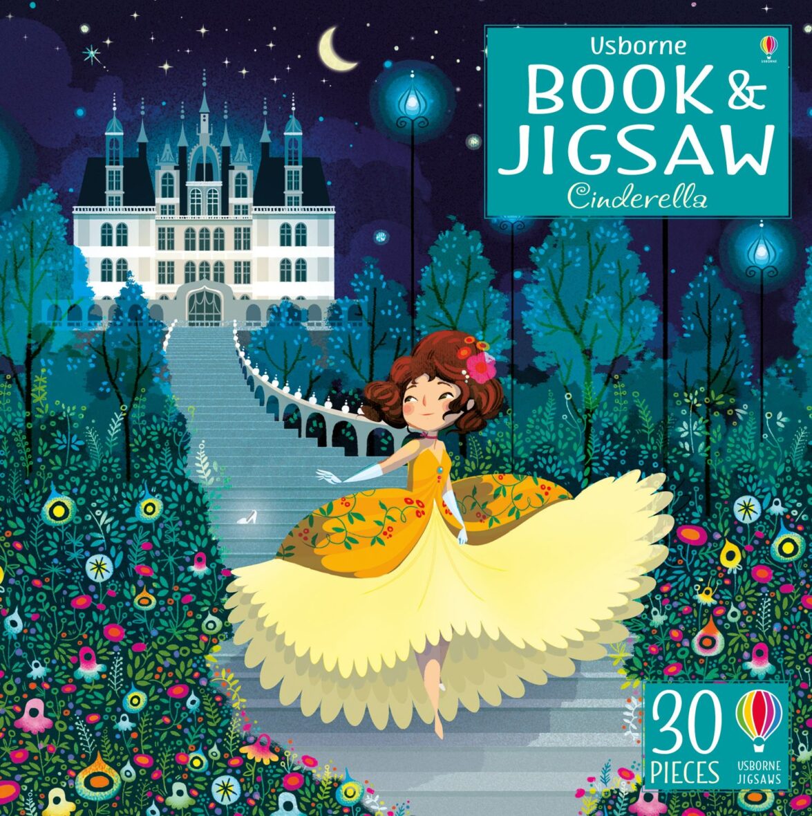 Carte și puzzle (30 piese) – Book & Jigsaw: Cinderella