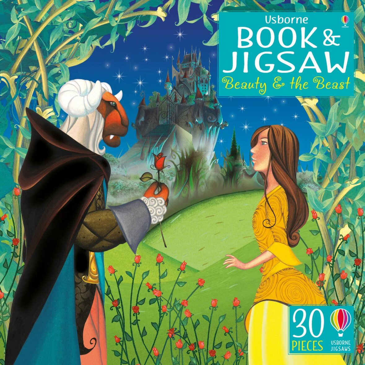 Carte și puzzle (30 piese) – Book & Jigsaw: Beauty and the Beast