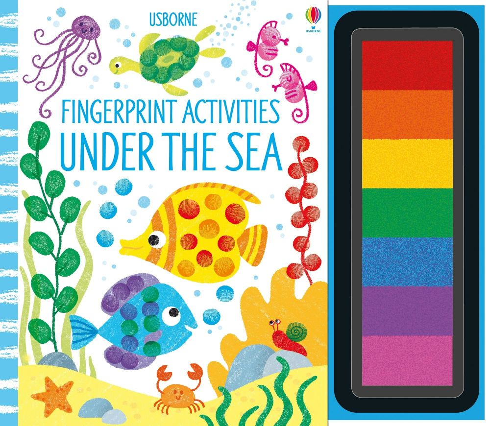 Carte de pictat cu degetele – Fingerprint Activities: Under the Sea