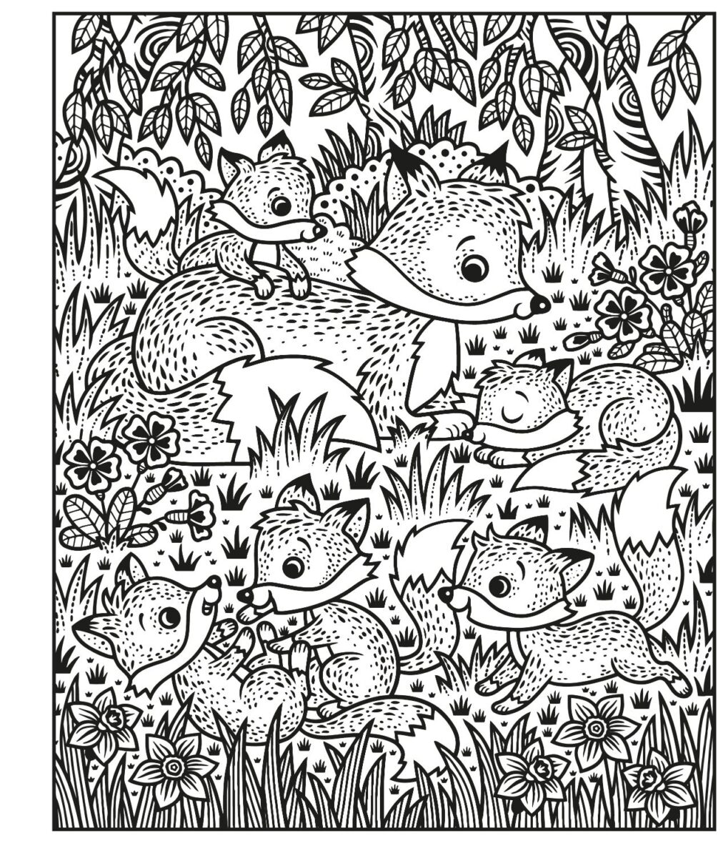 9781474970815 Carte de pictat cu apa Woodland Magic Painting Book Usborne jucariidezece.ro (2)